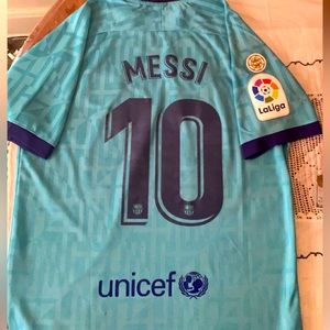 Messi fc Barcelona jersey